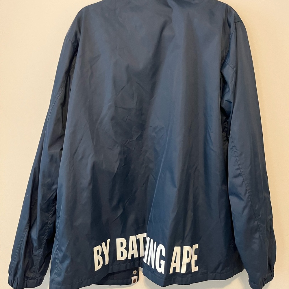 Bape Blue Coach Jacket - Picture 2 of 5